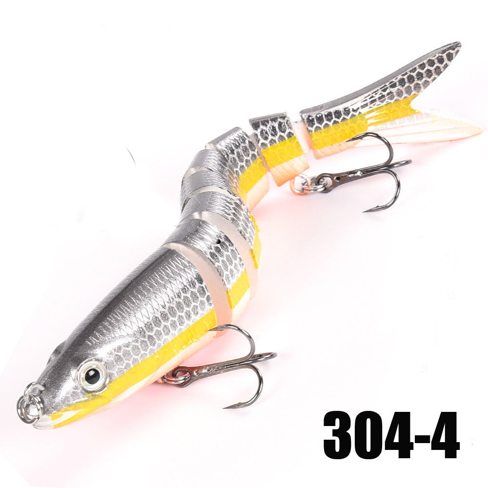 Fishing Lures Multi Jointed Swimbait Crankbait Slow Sinking Bionic Artificial Bait Freshwater Saltwater Trout Bass Fishing Accessories 20g 0.7oz/13.5cm 5.31inch, Trout Lure, Lifelike Bait, Crankbait Design, Precisioncrafted L