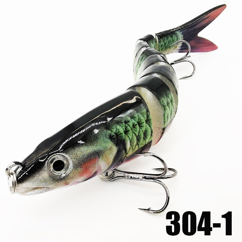Fishing Lures Multi Jointed Swimbait Crankbait Slow Sinking Bionic Artificial Bait Freshwater Saltwater Trout Bass Fishing Accessories 20g 0.7oz/13.5cm 5.31inch, Trout Lure, Lifelike Bait, Crankbait Design, Precisioncrafted L