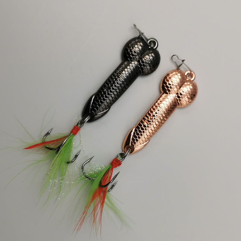 2pcs/5pcs Hard Metal VIB Fish Lures Spoon Lure Artificial Baits with Rayon Cool Fishing Accessory