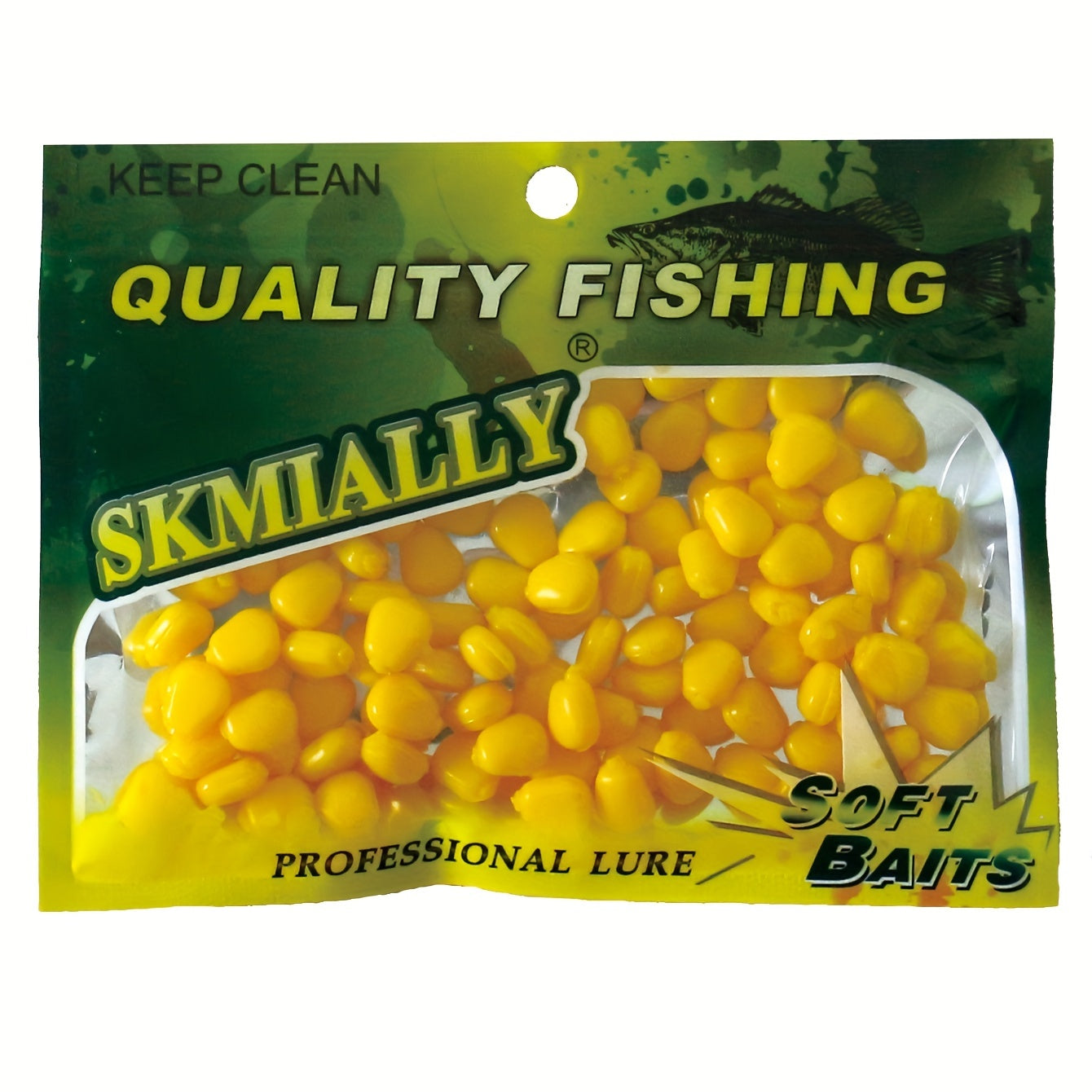 100pcs of Deliciously Flavored Corn Kernels - The Perfect Fishing Lures & Bait!