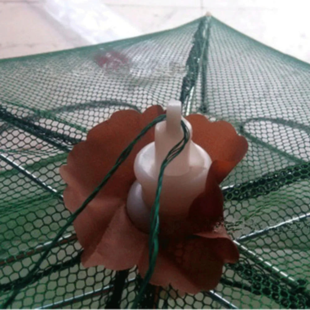 6 Holes Fishing Net for Fishing Net/Tackle/Cage Folding Crayfish Catcher Casting/Fish Network Crab/Crayfish Traps
